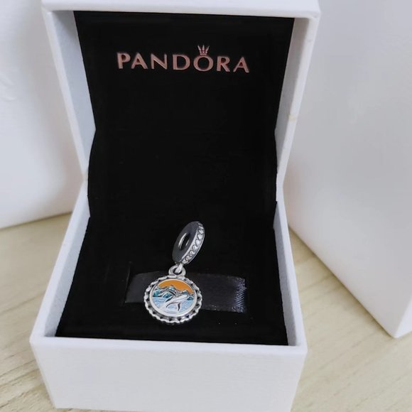 Pandora Maui whale Travel Dangle Charm Dangle S925 Silver for Bracelet with Box - Picture 2 of 5
